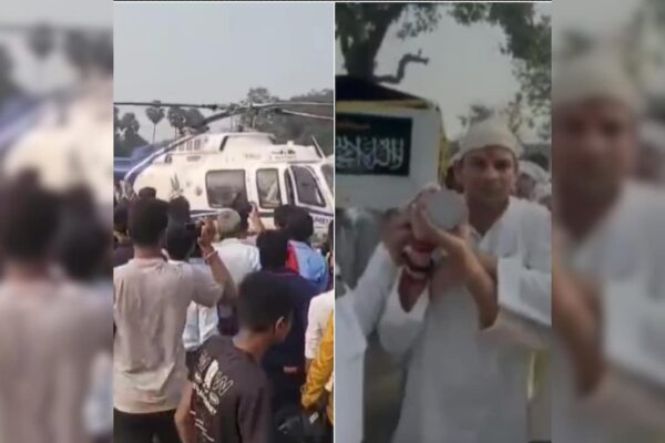 आज की खबर: कब्र पर मिट्टी डालने हेलीकॉप्टर से पहुंचे तेज प्रताप यादव, जाना था मधेपुरा पहुंच गए महुआ