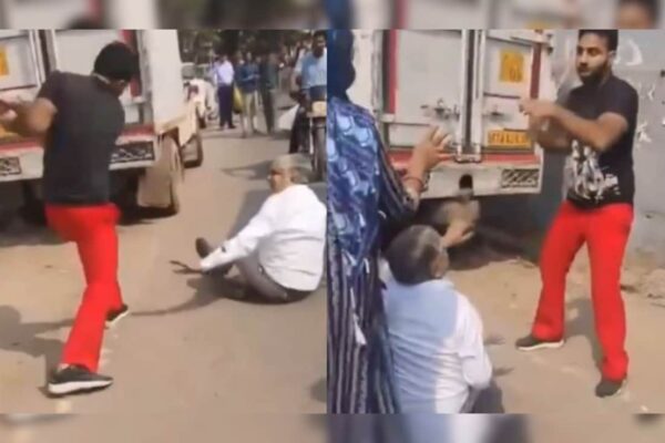 आज की खबर: दिल्ली में बीच सड़क पर गुंडागर्दी, बुजुर्ग को बैठाकर बरासने लगा डंडे, VIDEO आया सामने